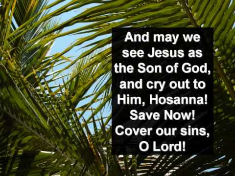 A Prayer On Palm Sunday by Joshua M. Wallnofer (Church Presentation)