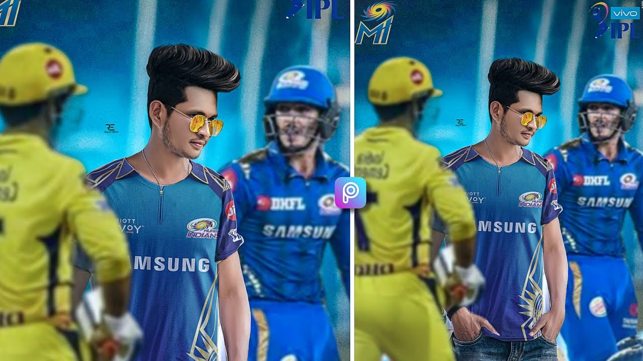 Ipl Photo Editing || PicsArt All Ipl Team Photo Editing || Ipl Mumbai indians Photo Editing