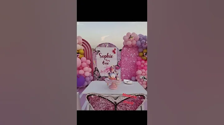 Butterfly birthday party decore      #eventdecoration #birthdaycelebration #butterfly birthday theme
