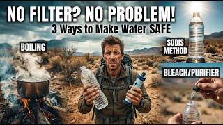 3 Ways to Purify Water Without a Filter (Critical Survival Skills) 3 Proven Survival Methods Purify Water Without A Filter