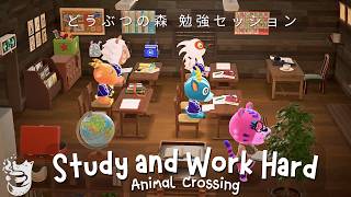 ACNH Study and Work Hard 📚 Classroom Journey 🌟 | Exploring Fun and Friendship with Animal Friends