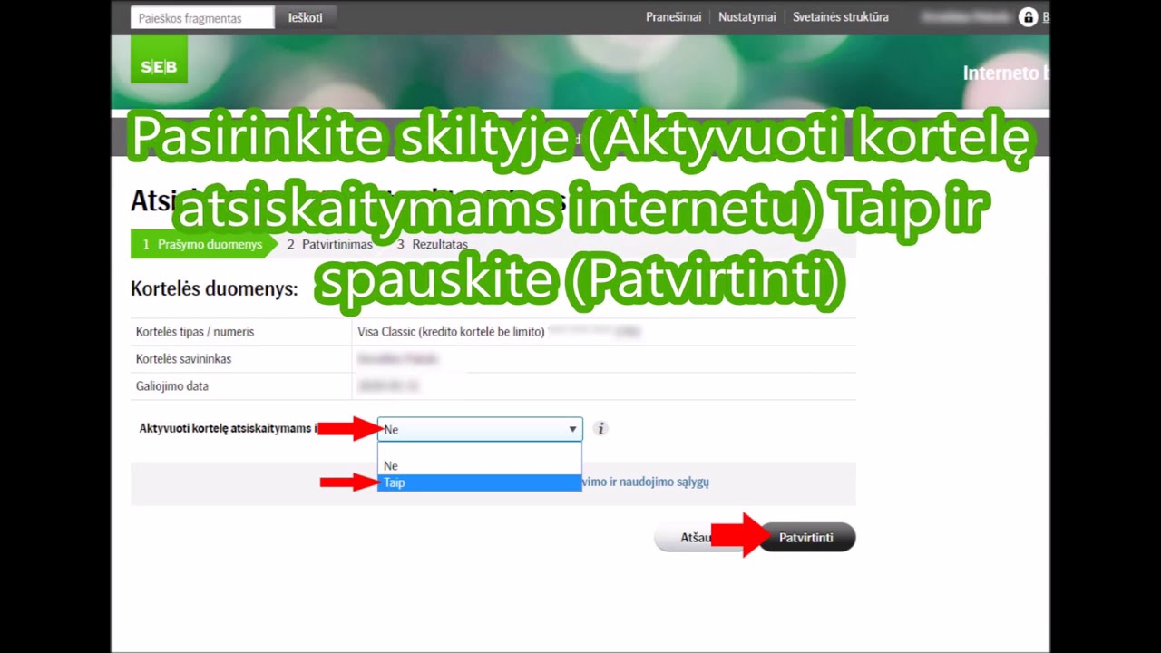 Instrukcija Kaip sijungti SEB Banko SAUGUS PIRKIMAS INTERNETU Instrukcija Kaip sijungti SEB Banko SAUGUS PIRKIMAS INTERNETU