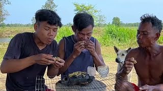 unique way to cook goat‼️primitive technology _ cooking skills