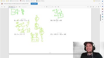 Radical Equations Part 2- Algebra 1 Kuta Worksheet Series
