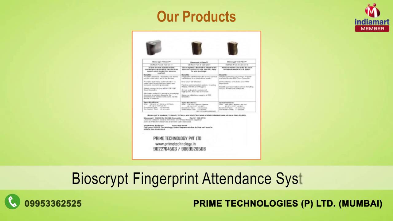 Electronic Security System By Prime Technologies (p) Ltd., Mumbai - YouTube