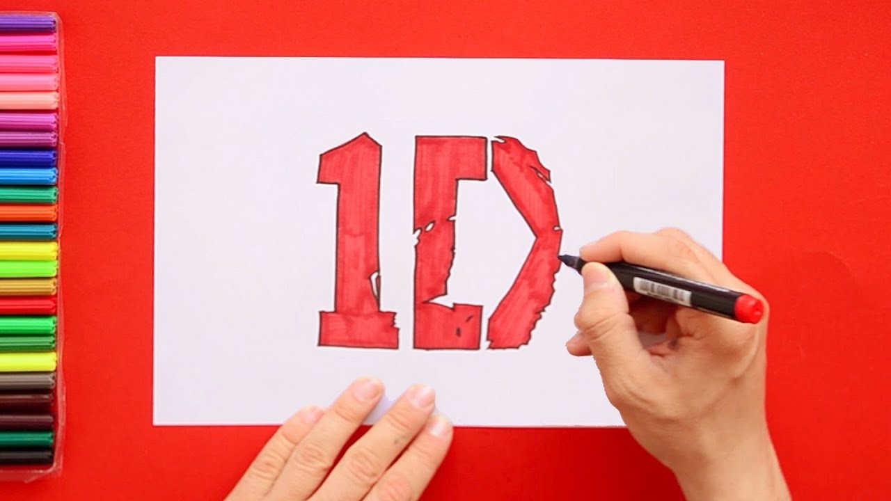 How To Draw One Direction Band Logo Youtube