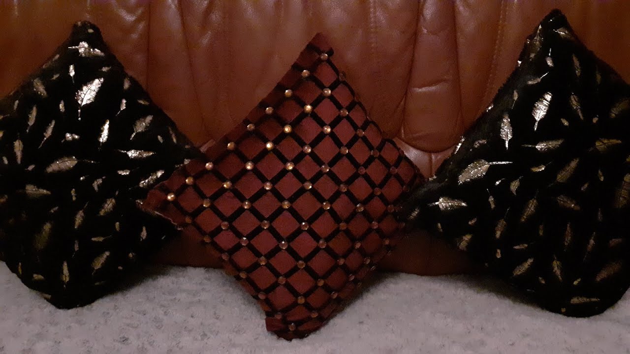 😍جديد!! طريقة صنع مخدات جميلة للصالون بدون ماكينة وبأقل تكلفة