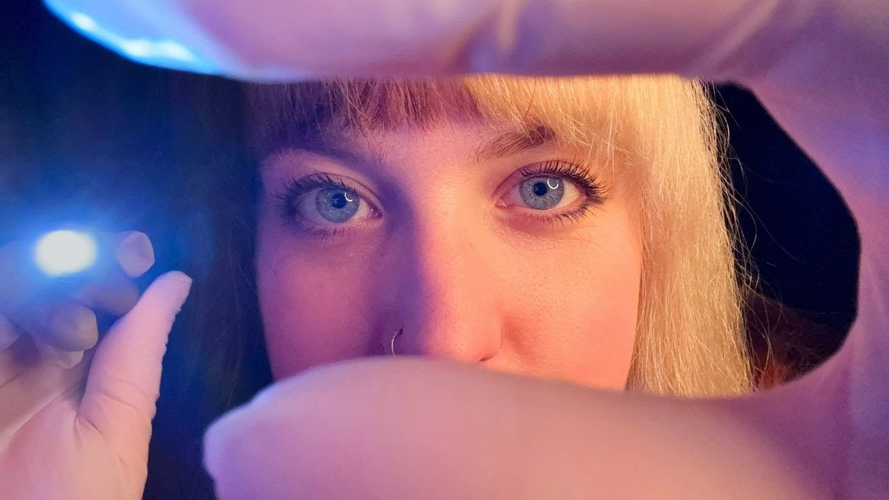 ASMR | There is something in your eye 👁️✨Light Triggers | Up Close Attention