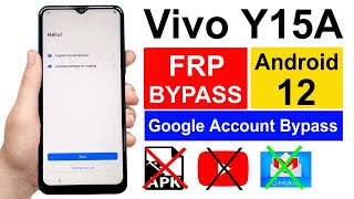 Vivo Y15a Frp Bypass 2022  | Vivo V2034 Google Account Bypass | Vivo Y15a Frp Bypass Android 12 | screenshot 5