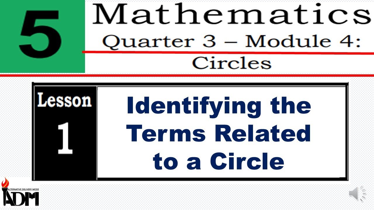 ADM MATH 5 MODULE 4 LESSON 1 Q3 || IDENTIFYING THE TERMS RELATED TO A ...
