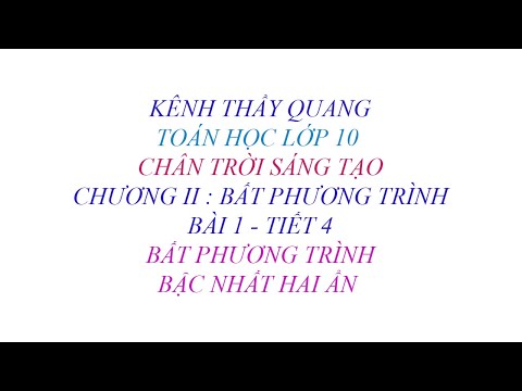 Video Toán học lớp 10 - Chân trời sáng tạo - Chương 2 - Bài... - YouTube