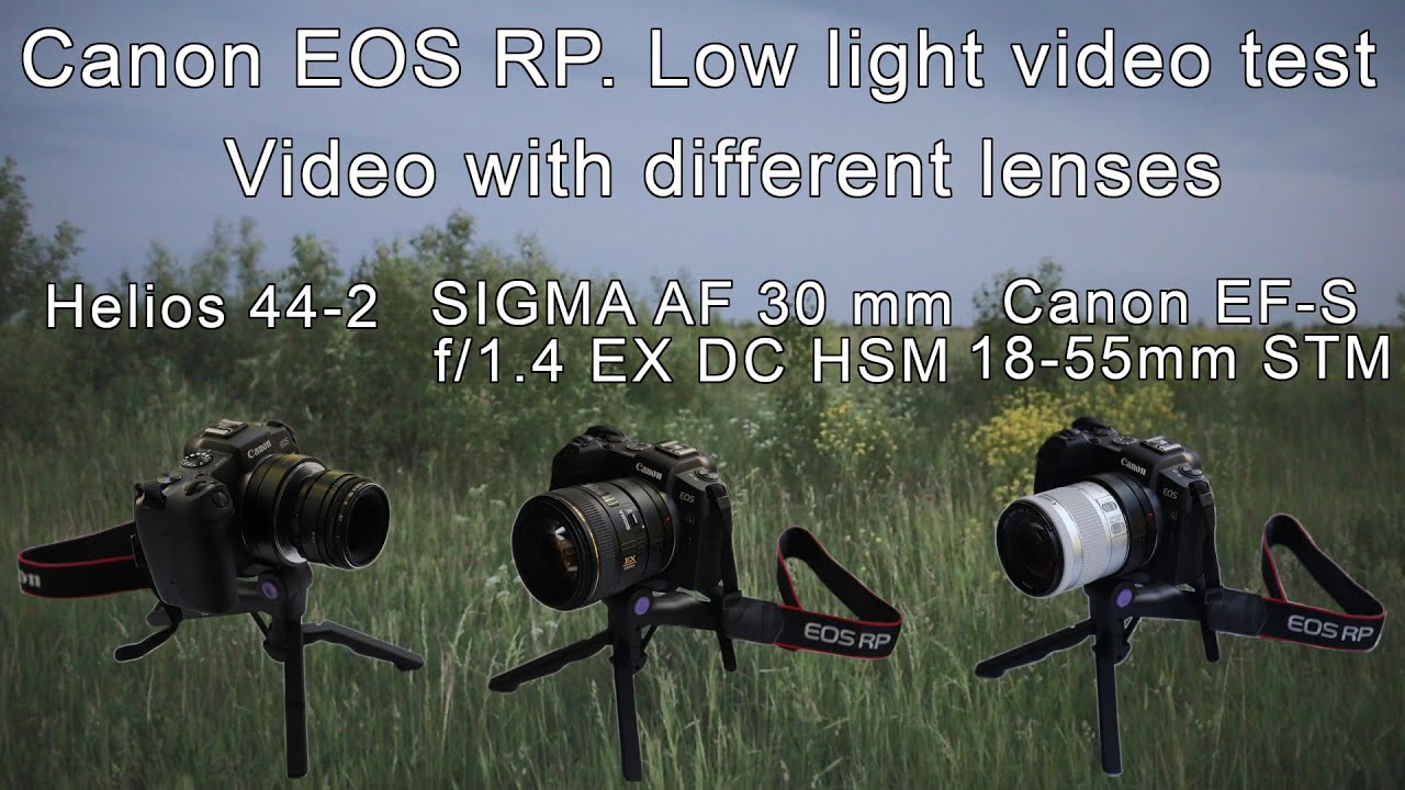 Canon EOS RP. Low Light Video Test. Белые ночи YouTube