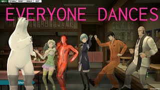 SPOILERS - Unlimited Invincible Rainbow Arrow [Every Character in AI: THE SOMNIUM FILES Dancing]