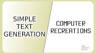 Simple text generation