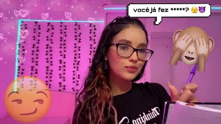 ASMR - TE FAZENDO PERGUNTAS ÍNTIMAS que VÃO TE INCOMODAR MUITO