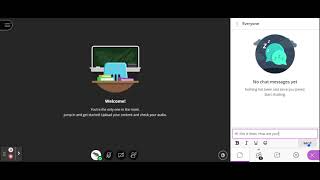 How to chat in Blackboard
