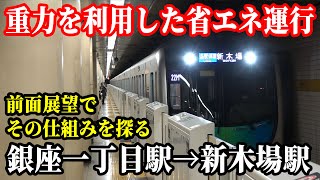 【有楽町線の省エネ運行・その秘訣とは？】東京メトロ有楽町線解説付き前面展望 銀座一丁目駅→新木場駅