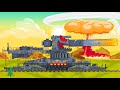 Super tank VS Monsters full movie. Monster Trucks Cartoon. World of tanks cartoon. Xe tăng. รถถัง