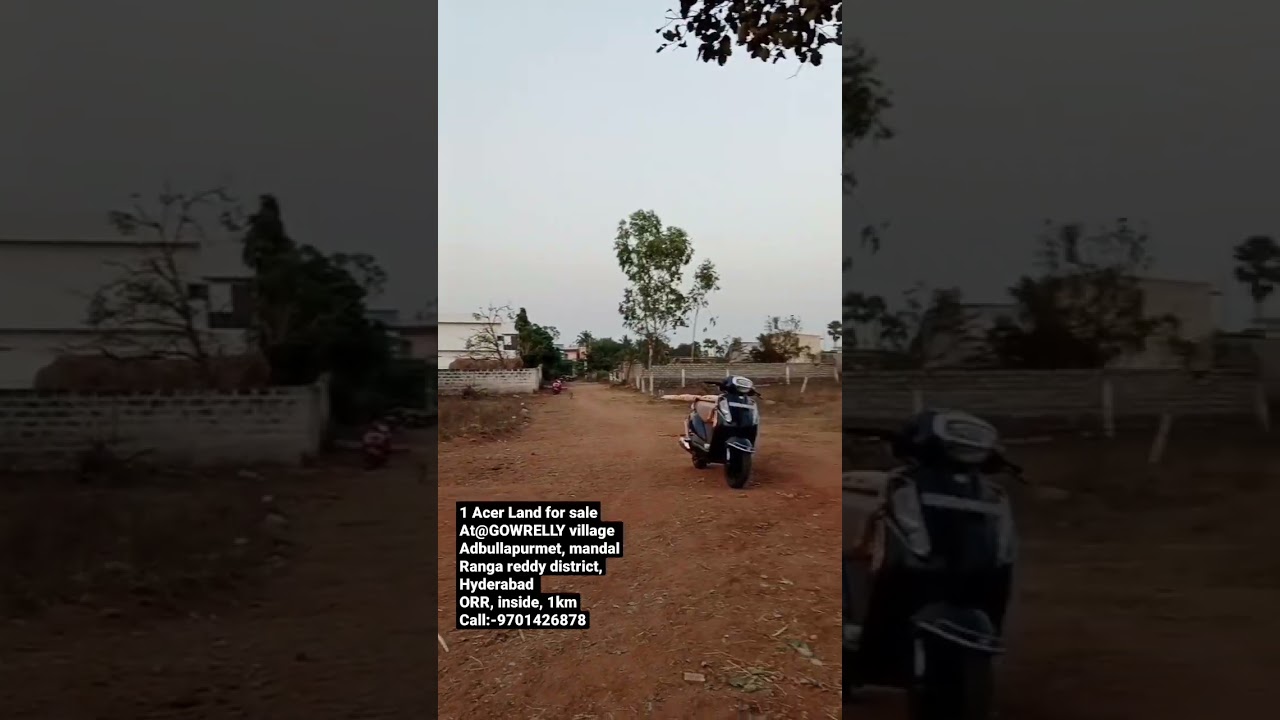 Land for sale At@GOWRELLY, village near ORR, Hyderabad, 9701426878