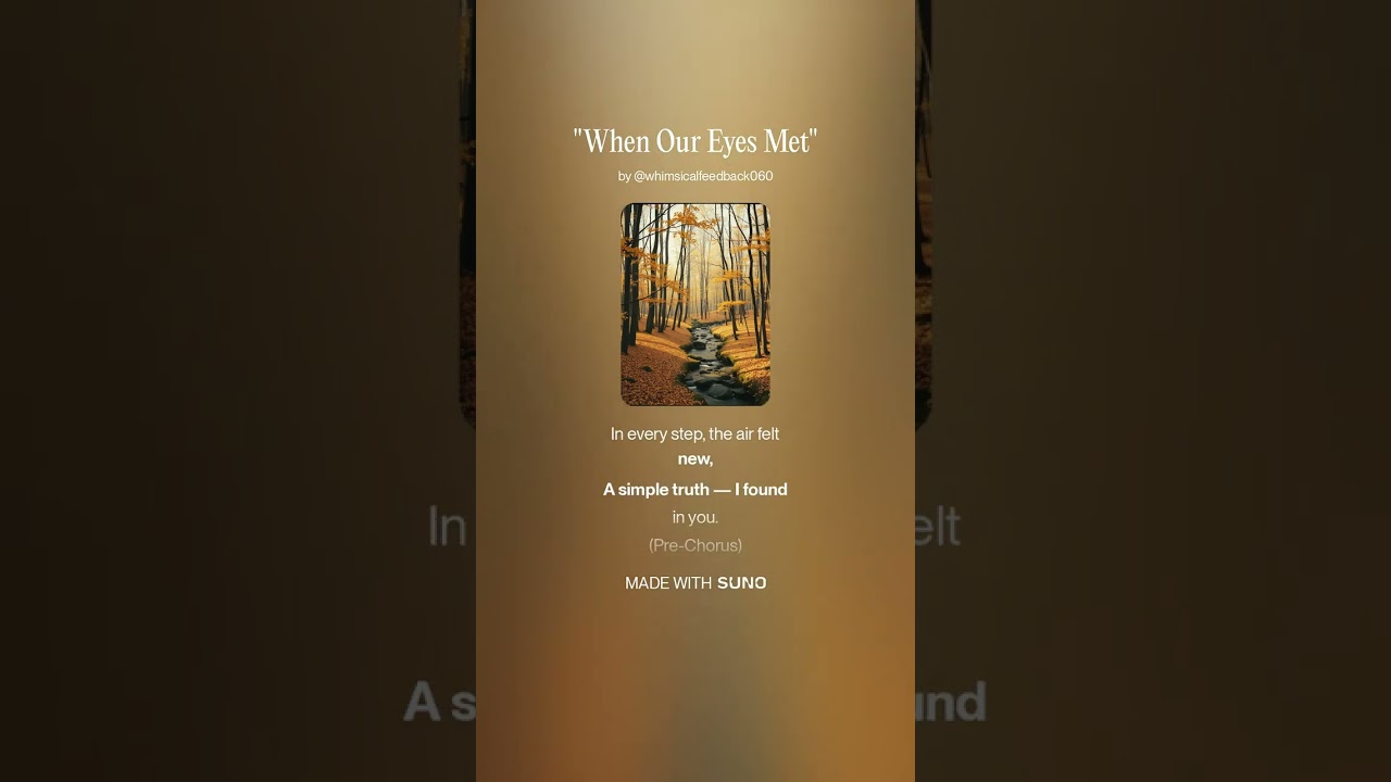 [AI] Acoustic Folk – When Our Eyes Met | Track #6