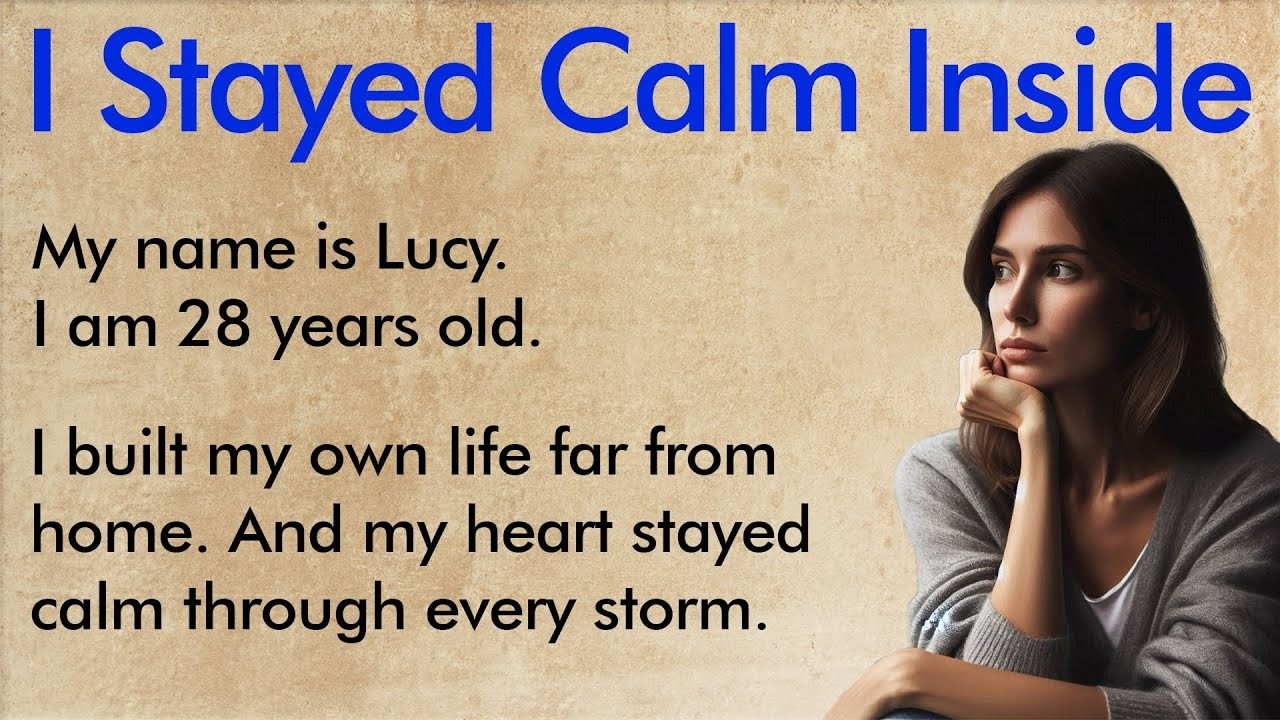 My Heart Stayed Calm ✅ English Listening & Speaking Practice A1–A2 Level ✅