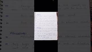 Phonetics |Fricatives|Affricatives