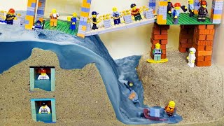 LEGO NATURAL DISASTERS  Best of Dam Breach Experiments with LEGO