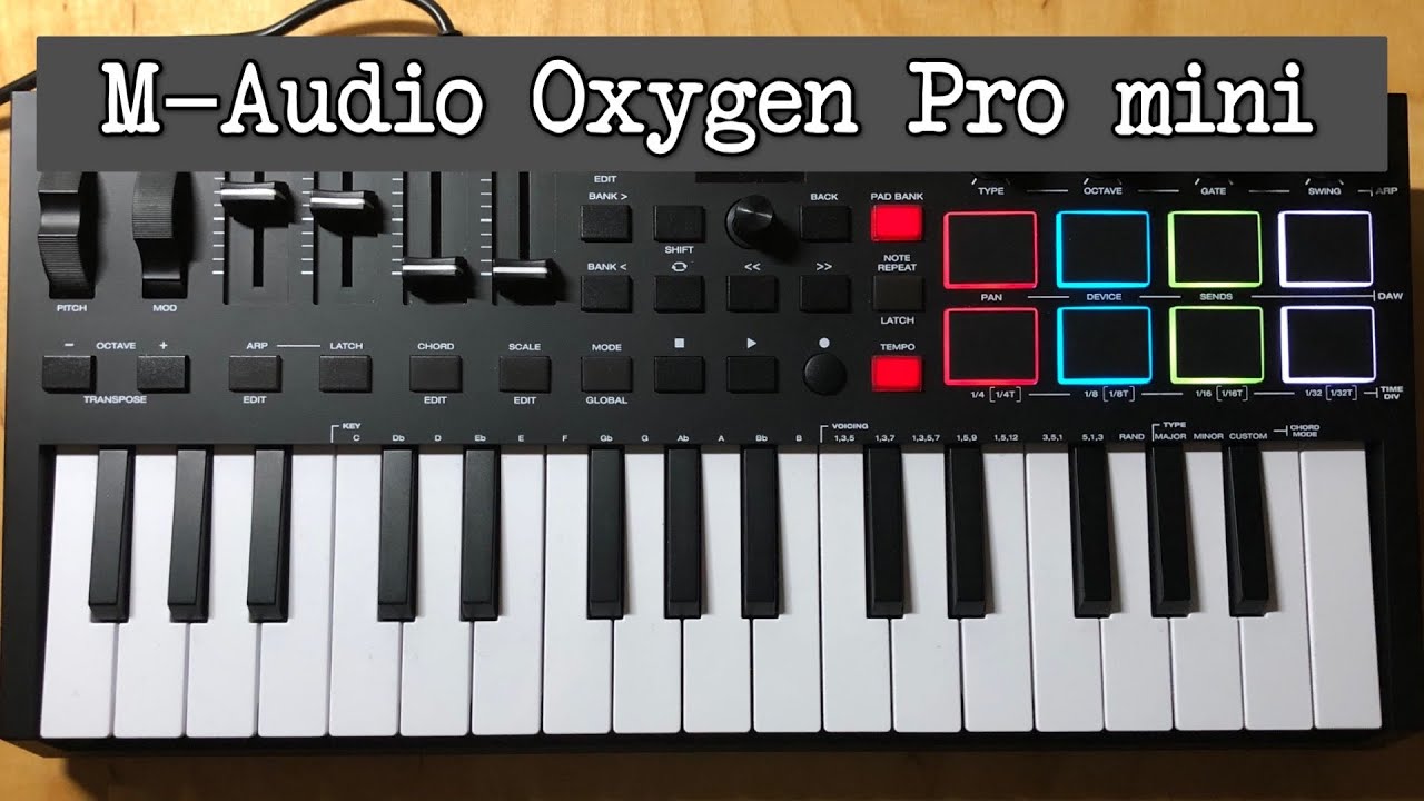 The best portable MIDI controller? MAudio Oxygen Pro mini review