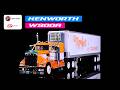 Kenworth W900A with 36" Sleeper & 40' Vintage Trailer with Reefer 1/64 Diecast Model DCP/First Gear