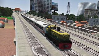 Pertama nyobain Lokomotif Tua BB300 dengan gerbong Premium Ekonomi - Indonesian Train Simulator screenshot 3