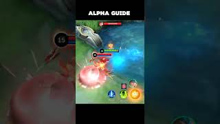 How to play Alpha using flicker Moba legends #mobalegends