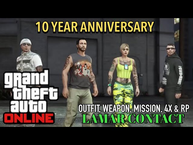 GTA Online: Get FREE outfits, weapon finishes, more as GTA 5 turns 10!