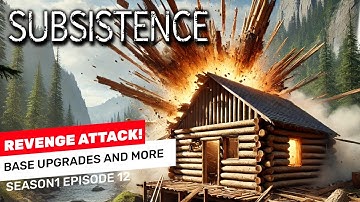 🏠 Base Defense Under Attack! 🔥 + Crafting the Mass Recycler ♻️ | Subsistence S1 Reboot Ep 12