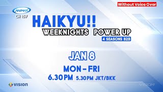 Animax Asia - Haikyu Weeknights Power Up - Promo Without Vo Via Vision