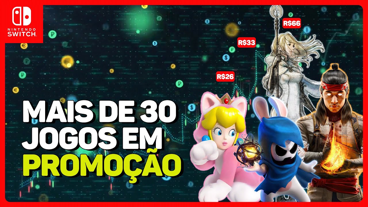 JULHO É O MÊS DE OURO PARA NINTENDO SWITCH! MAIS DE 30 JOGOS COM DESCONTOS INCRÍVEIS