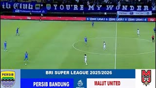   Persib Bandung Vs Malut United  Bri Super League 2025  2026