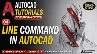 04 Line Command in AutoCAD for Beginners in Hindi | AK Engineering & Planning