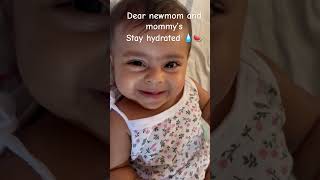 Dear newmom and mom’s Stay hydrated 💧🍉#saanukiduniya #summer #heatwave #heat #mommykids #baby #mom
