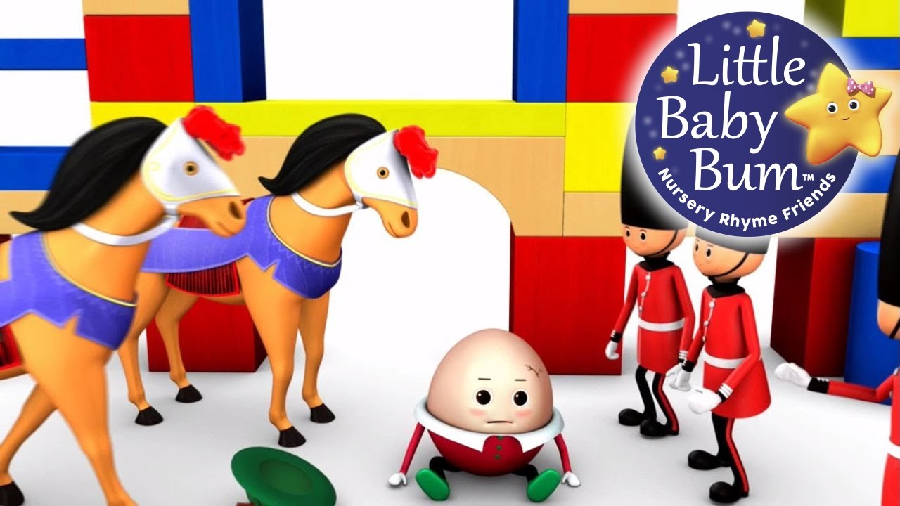 Humpty Dumpty | Part 1 | Nursery Rhymes | By LittleBabyBum! | ABCs and 123s