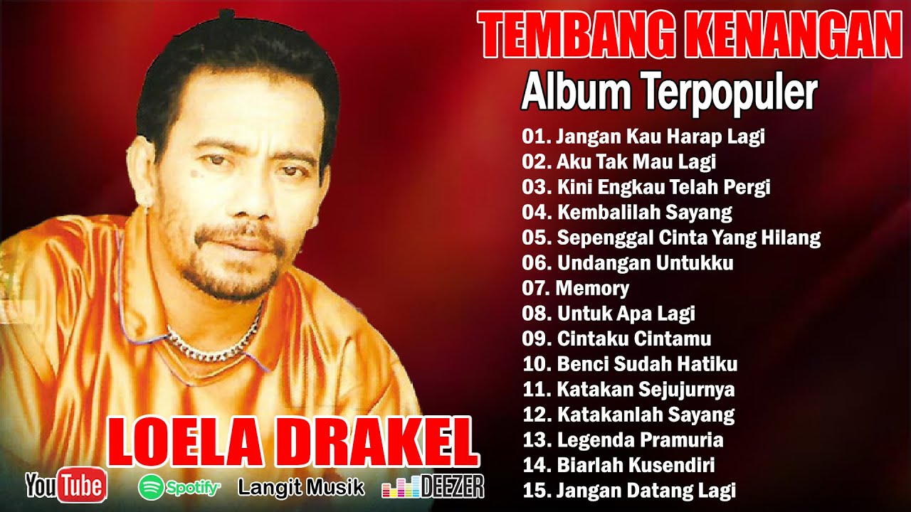 LOELA DARKEL FULL ALBUM TERPOPULER - LAGU POP NOSTALGIA TERPOPULER KARYA TERBAIK SEPANJANG MASA
