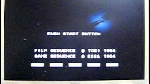 OpenMSX running Astron Belt laserdisc from Sega