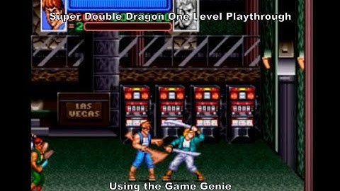 Super Double Dragon One Level Playthrough using the Snes Game Genie :D #Nintendo #SNES #CheatCodes