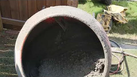 The Kushlan electric cement mixer, Awesome machine!