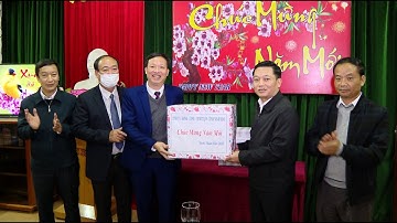 Đồng chí Nguyễn Cao Sơn - Phó Chủ tịch UBND thăm, chúc Tết một số đơn vị