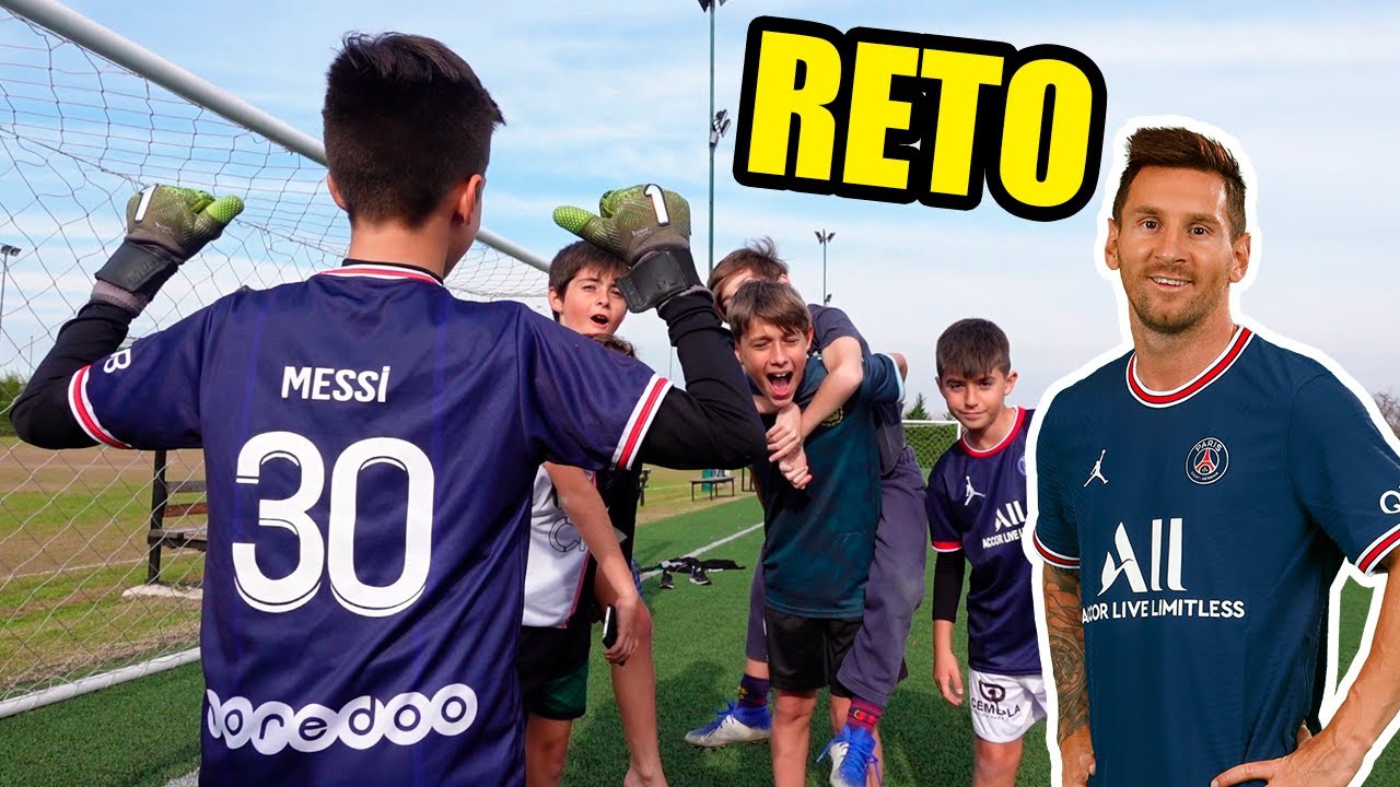 SI MESSI FUERA ARQUERO... *reto fútbol*