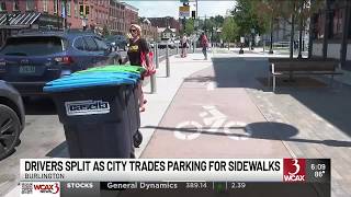 Wider sidewalks and bike lanes cost Burlington parking spots