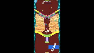 Sand Balls Level 35 Underground Island Sand Ball Game 🔥Sand Balls All Level #shorts #sandballs screenshot 5