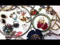 GOODWILL BLUEBOX 5 lbs. Repurposed Mystery Jewelry Unboxing  NASHVILLE, TENNESSEE - LALIQUE + CRAFT!