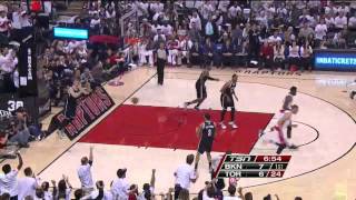 NBA, playoff 2014, Raptors vs. Nets, Round 1, Game 1, Move 2, Jonas Valanciunas, 2 pointer