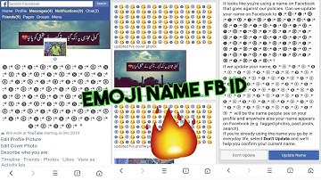 How to make emoji Name facebook Account | How to create invalid Name facebook account | HAIDER ABBAS